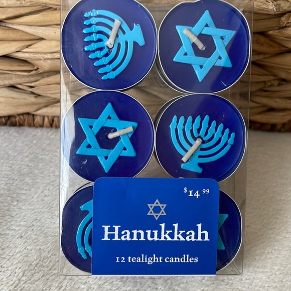 Source Unknown Other - NWT Hanukkah Menorah Star Pack of 6 Tea Light Candles